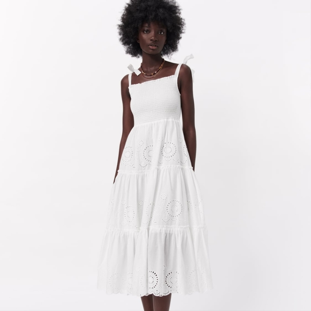COPY - Zara eyelet dress